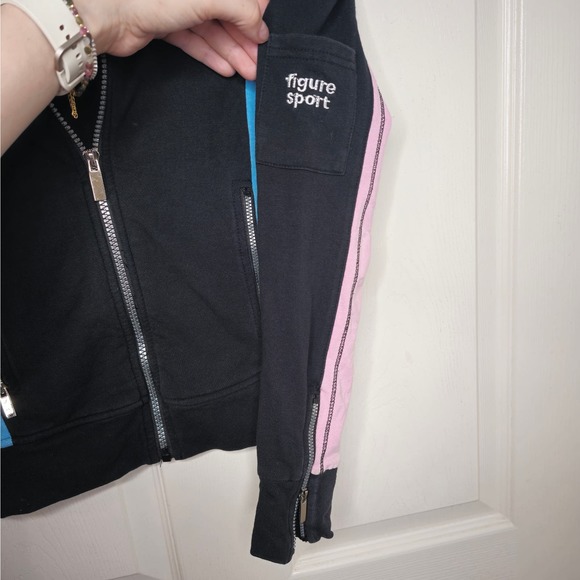 Figure Sport Ice Skating Jacket Size XS-12/14 Girls Beillmann Rhinestone - Picture 7 of 11